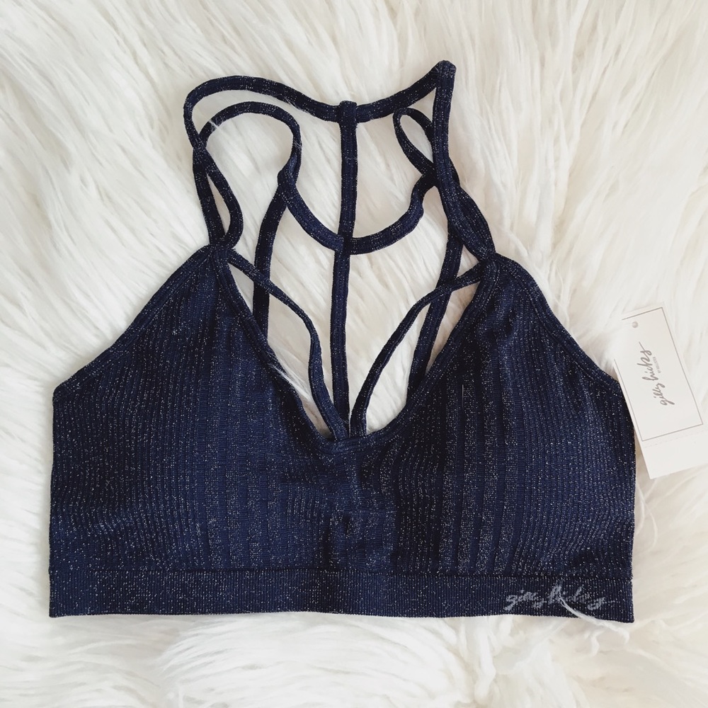 Shimmer Caged Sports Bra • Gilly Hicks